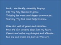Lord, I Am Fondly, Earnestly Longing