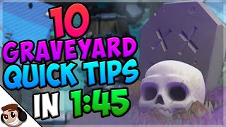 10 QUICK Tips About: Graveyard💀| Clash Royale