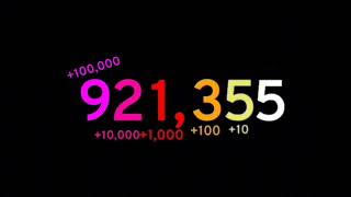0 To 1 Billion With Sound Effects My Version