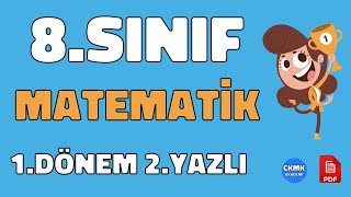 %99 Çıkabilir 8.Sınıf Matematik 1.Dönem 2.Yazılı Örnek Soruları Ve Anlatımlı Çözümü Yeni