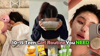 My Full Routine As A Teen Girl 1015 Years School Self Care Day