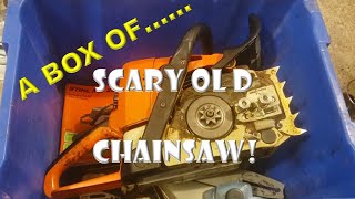 Free Old 2003 Stihl Ms 290 Farm Boss Chainsaw Parts In A Box Fix, Start, Cut Best Free Chainsaw