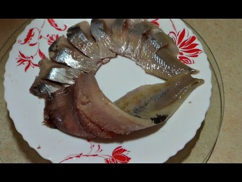 Как сделать селёдку без костей Как сделать селёдку без костей