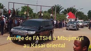 Arrivée De Fatshi À Mbujimayi Pour Linauguration De Luom