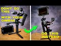 Don't do this with the Ninja V and DJI RS3,  do this instead