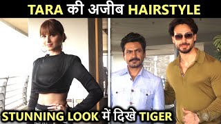 Tara Sutarias Hairstyle Grabs Eyeballs, Tiger Poses With Nawaz Heropanti 2 Promotion