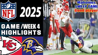 Chiefs Vs. Ravens Full Game Nfl Highlights Nfl Week 4 - Season 2025