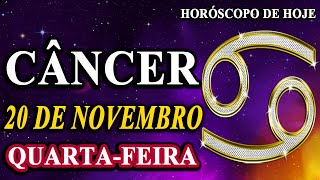𝐕𝐨𝐜ê 𝐩𝐞𝐝𝐢𝐮 𝐮𝐦 𝐬𝐢𝐧𝐚𝐥? Câncer 20 De Novembro 2024 Horóscopo De Hoje
