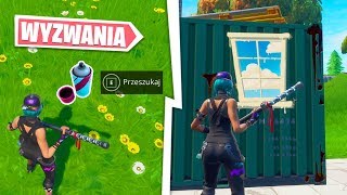 Fortnite Misje Zgubione Farby W Sprayu, Kontenery Z Oknami, Billboardy.. Maluj Ile Wlezie