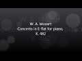 Mozart - Piano Concerto No. 22 in E flat, K. 482 [complete]