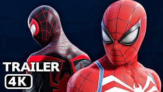 Spider Man 2 - Геймплейный русский трейлер (Субтитры, 2023) 4K Playstation State of Play 2023