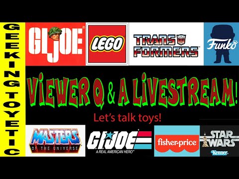 TOYETIC Q & A LIVESTREAM! Talking about toy collecting & more! 5-10-22