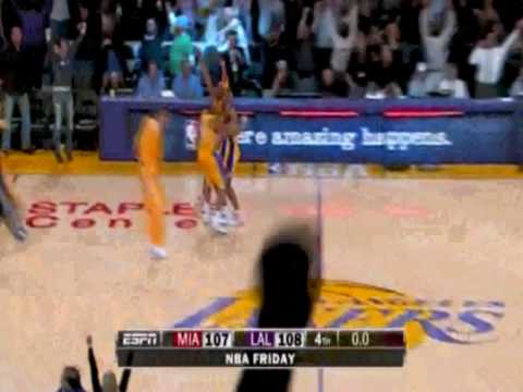 Kobe Bryant Face Shot. Kobe Bryant Game Winning Shot vs Heat (12/4/09)