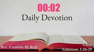 Unity - Galatians 3:26-29