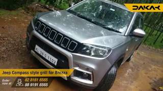 Its Incredible.. Suzuki Brezza Neatly Modified With Jeep Comp Style Grill 2018