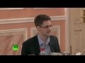 Wikileaks muestra el primer video de Edward Snowden en Rusia 