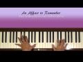 An Affair to Remember Harry Warren Piano Solo