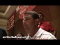 Clemson Tigers football coach Dabo Swinney at 2012 ACC Football Kickoff - part 2