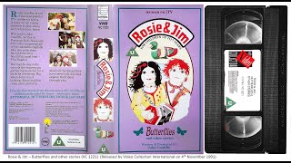 Rosie & Jim - Butterflies and other stories (VC 1221) 1991 UK VHS