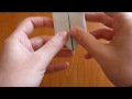 2 - Origami Caterpillar On A Leaf (part 1/2)