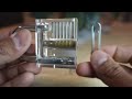 How to pick open a lock with paper clip - life hack