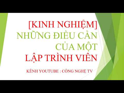CHIA SẺ KINH NGHIỆM LẬP TRÌNH