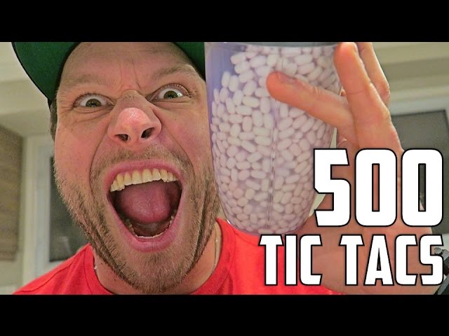 500 Tic Tac Smoothie Challenge - Video