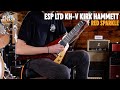 No Talking...Just Tones |ESP LTD KH-V Kirk Hammett | Red Sparkle