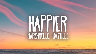 Watch Marshmello  Bastille Happier video
