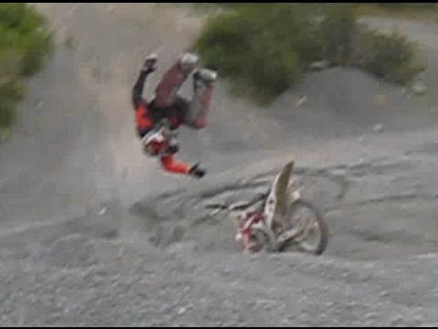 dirt bike flip crash front