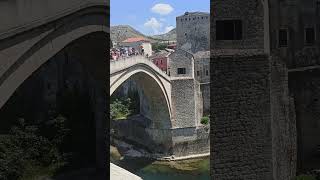Mostar Köprüsünden Nefes Kesen Atlama Bosna-Hersekin Kalbinde Bir An