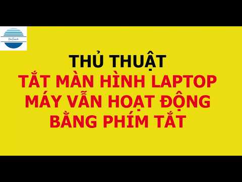 Hướng dẫn tắt màn hình laptop bằng phím tắt mà máy tính vẫn hoạt động