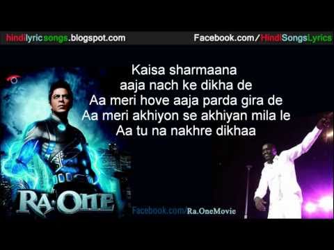 Chammak Challo - AKON (RA ONE SONG) with Lyrics