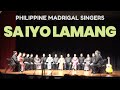 Sa Iyo Lamang (Solo: Marvin Gayatgay) | PHILIPPINE MADRIGAL SINGERS
