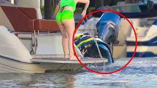 Idiots In Boats Caught On Camera !