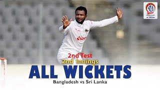 All Wickets || Bangladesh vs Sri Lanka || 2nd Innings | 2nd Test | Sri Lanka tour of Bangladesh 2022