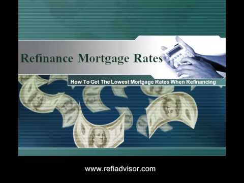 www.refiadvisor.com Refinance Mortgage Rates - How to get the lowest possible rate when refinancing your home without paying junk fees.