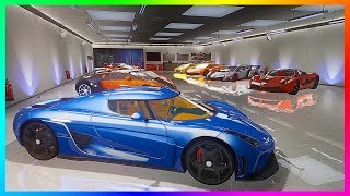 My 2018 ULTIMATE GTA Online Garage Tour - Over 200+ Cars & Vehicles!