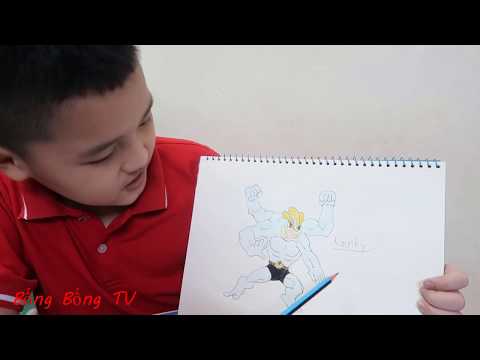 cách vẽ và tô màu pokemon KairiKy dễ nhất.