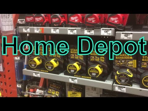 Хозяйственный магазин в США Home Depot товары сделанные в Америке knife tape measure Made in the USA Хозяйственный магазин в США Home Depot товары сделанные в Америке knife tape measure Made in the USA