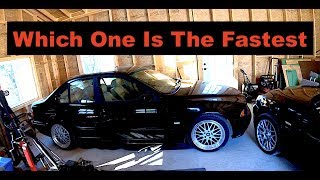 I Did Acceleration Test 0-60 On All Of My BMW's E60 E90 E39 E53 X5