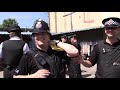 Police raid Harpurhey Market 14th June 2011