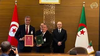 مراسم التوقيع على 26 اتفاقية ثنائية بين الحكومتين الجزائرية والتونسية تمس العديد من القطاعات