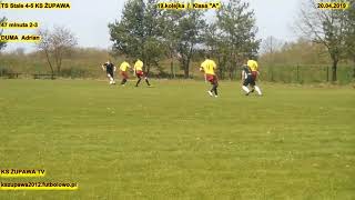 TS Stale - KS Żupawa (2-3 Duma Adrian) 20.04.2019 Klasa "A"