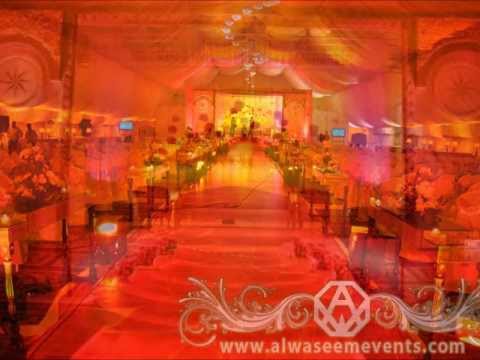 Walima Function Mesmerizing Crimson Best Wedding Arrangements Stages 