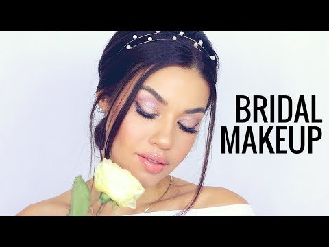 Bridal Wedding Makeup Tutorial | Bridesmaid Makeup | Eman - YouTube