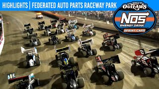 World Of Outlaws Nos Energy Drink Sprint Cars I-55 Raceway Park August 2, 2025 Highlights