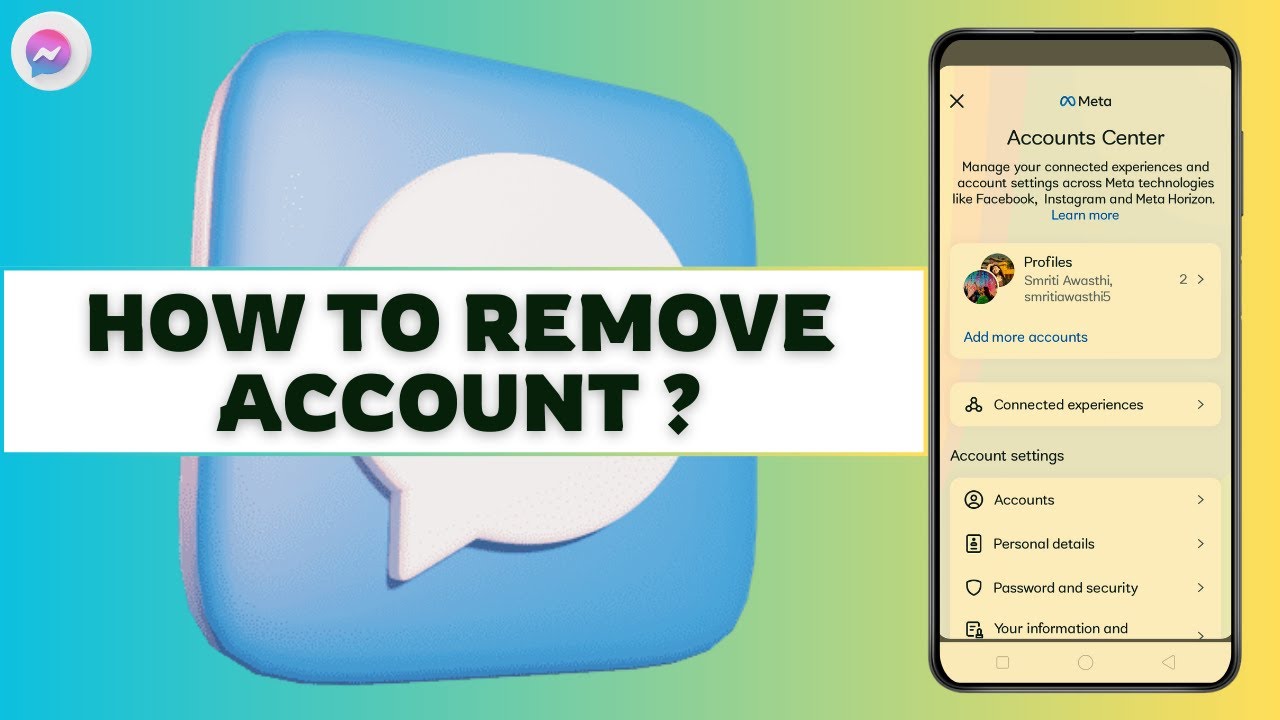 How to Remove Account From Messenger I Net Nimble How to Remove Account From Messenger I Net Nimble