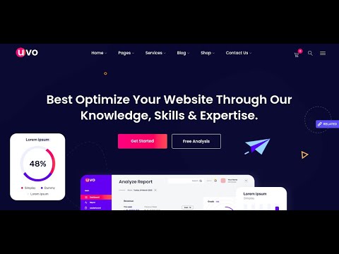 UVO SEO & Digital Marketing Agency WordPress Theme | Internet Marketing Company Website Theme