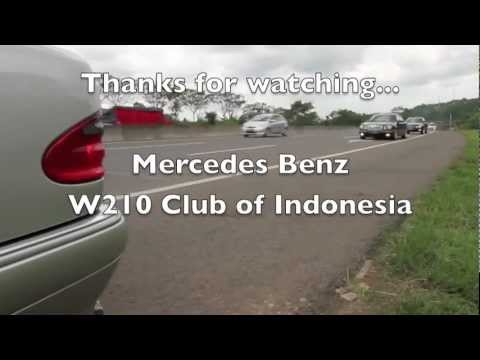 Mercedes Benz W210 Club of Indonesia'JakartaGarut Tour'
